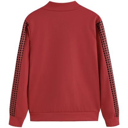 Autumn Winter Women's Sports Zipper Plaid Tracksuits Elegant Retro Jacket Coat And Drawstring Pants Two Piece Set Women...