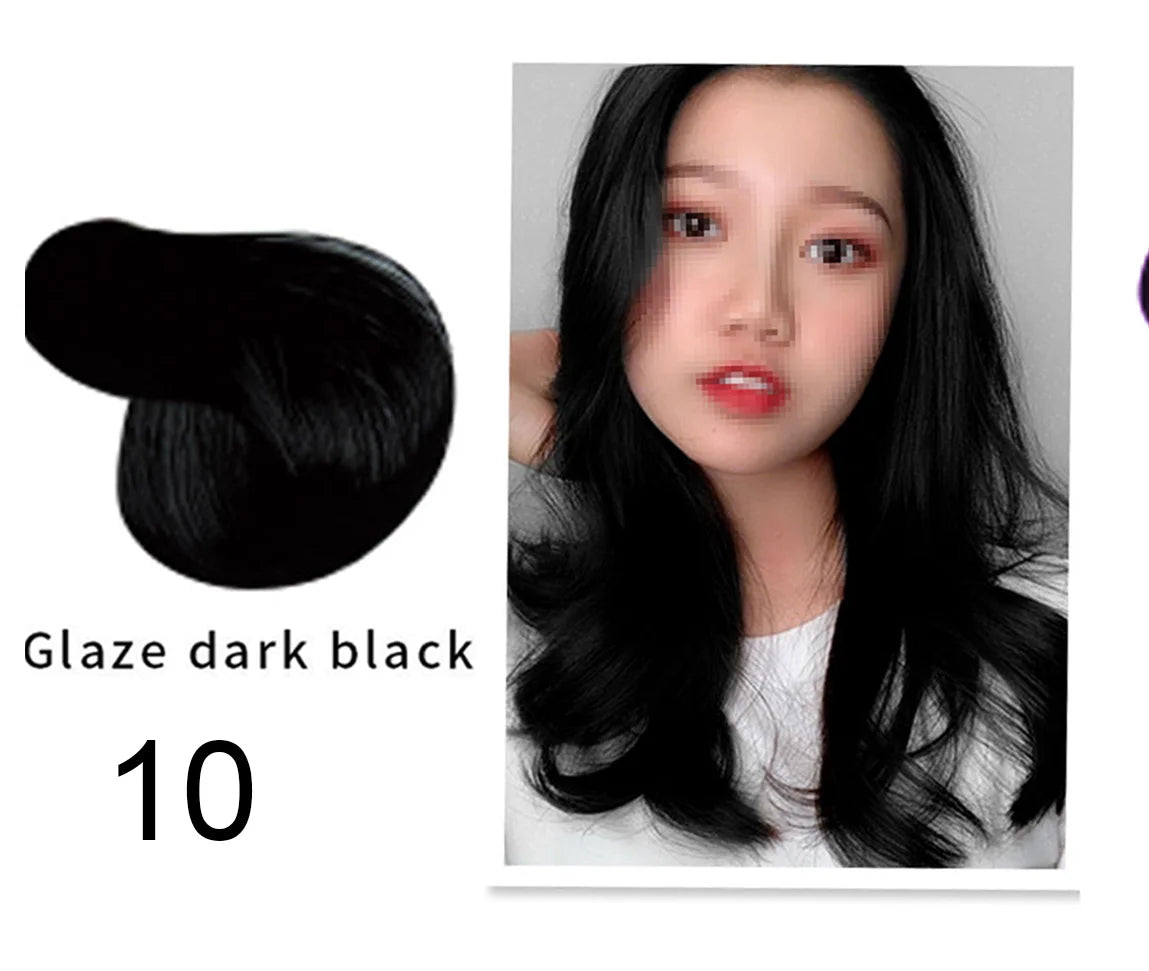 Mokeru Natural Fast Coloring Argan Oil For Hair Dark Brown Argan Speedy Hair Color Shampoo for Gray Hair Dye Shampoo |...