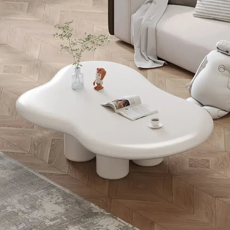 Nordic Living Room Cloud Coffee Table Design Irregular Creative Coffee Tables Cream Style Tavolino Da Salotto Home Furniture - Kimlud