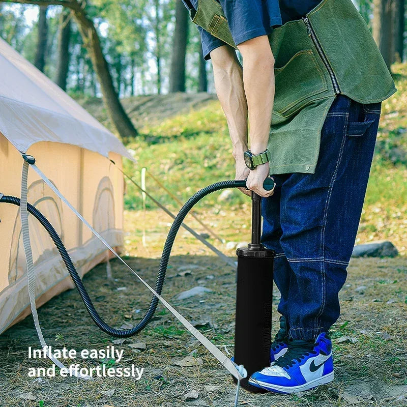 Outdoor Camping Complete Set Large Inflatable Tents for New Material of Equipment for Sun Protection Outdoor Overnight...