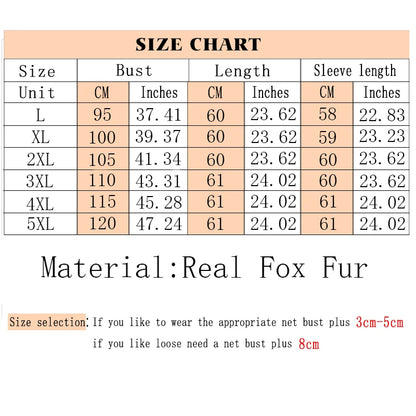 2023 New Real Natural Silver Fox Fur Coat Women Highend Quality Genuine Women Winter Luxury Female Jacket OuterwearLong Sleeve