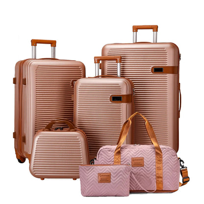 New Spacious Capacity Luggage Heavy-Duty Omni-Wheel Unisex Travel Suitcase for Men Women Checked Baggage Bestseller suitcase set