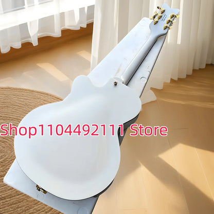 Hot sell good quality Semi Hollow Body Jazz Electric Guitar With Bigs Tremolo ebony fingerboard, High Quality can be...