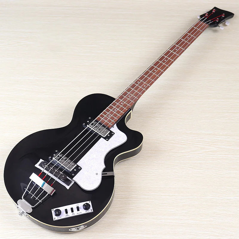 Sunburst 4 Strings Violin Bass Guitar 41 Inch Violin Guitarra Flame Maple Body High Gloss Finish | Kimlud Professional...