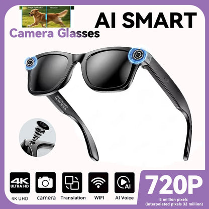 2026 New Upgrade smart glasees With Camera Video Recording AI Photo Recognition Bluetooth Call Translation Voice...