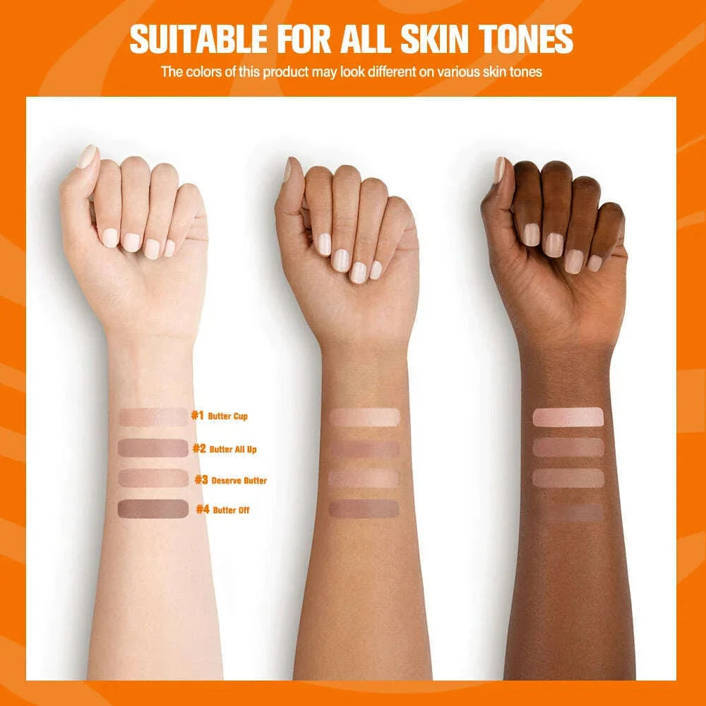 Butter Bronzer Dark Skin Natural Cheek Tint Waterproof Face Contouring Cosmetics Blush Powder Brighten Face Soft Female Makeup