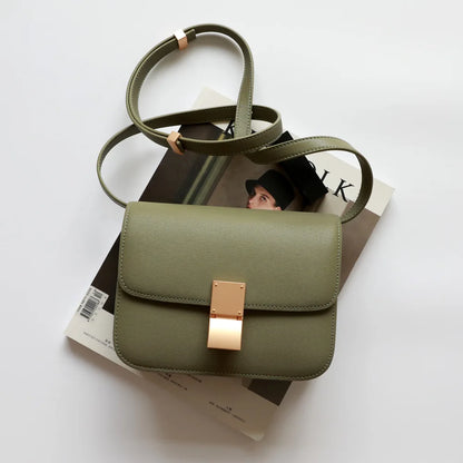 UBELLIN Large Women Handbag Bag Single Flap Lock Fashion Interior Compartment Solid Luxury Shoulder Bags Handbags 2024 - Kimlud