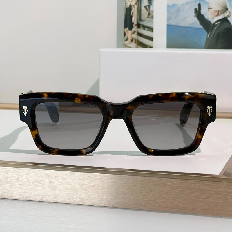 Japanese Style Vintage Thick Acetate Sunglasses TIRRENO For Men Women Fashion Square Designer Brand High Quality Eyewear...
