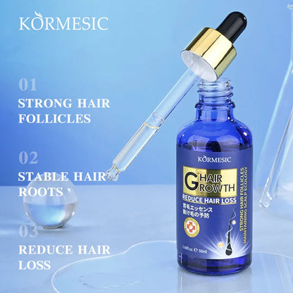 Hair Growth Serum Anti Loss Regrowth Hair Growth Oil Prevent Baldness Repair Damage Scalp Massage Moisturizing Nourish Hair Care - Kimlud