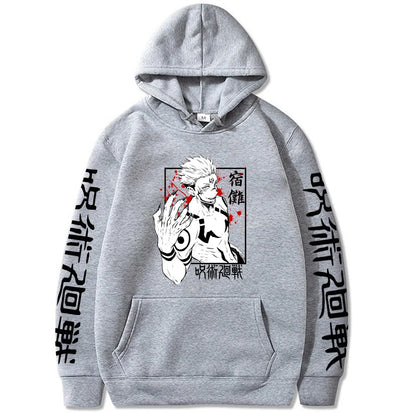 Ryomen Sukuna Hoodies Graphic Printing Sweatshirts for Fans Casual Long Sleeve Men/Women Clothing Sudaderas Hip Hop Hoody