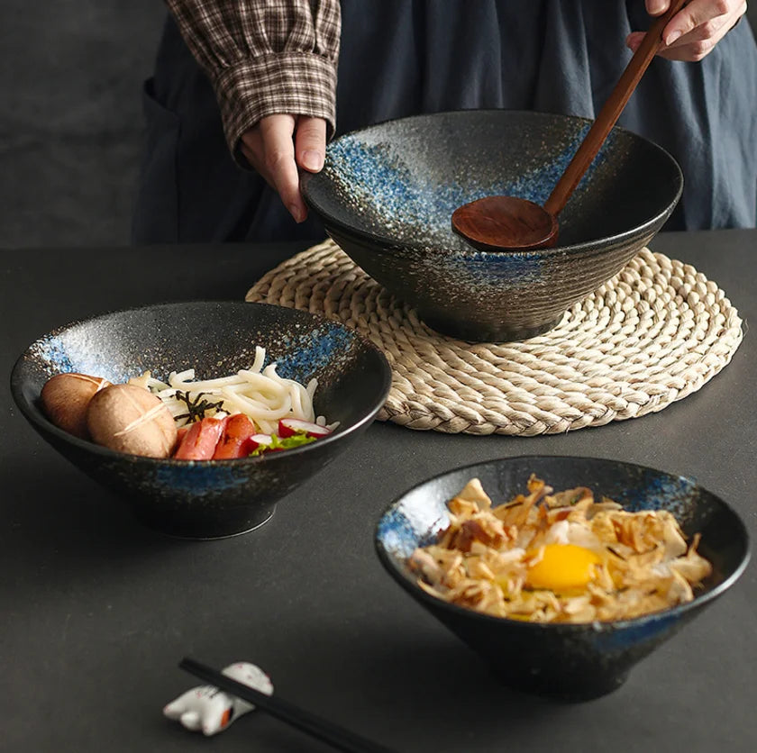 Ramen Bowl Japanese Tableware Noodle Ceramic Soup Tableware | Kimlud Premium Table