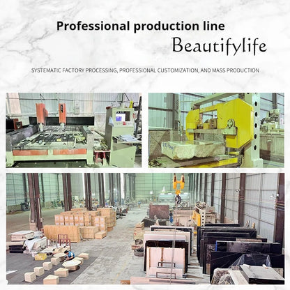 Vanity Corrosion/Heat-Resistant & Easy-Clean  Natural Marble Bathroom Sink Luxury Countertop Basin For Home Custom Stone