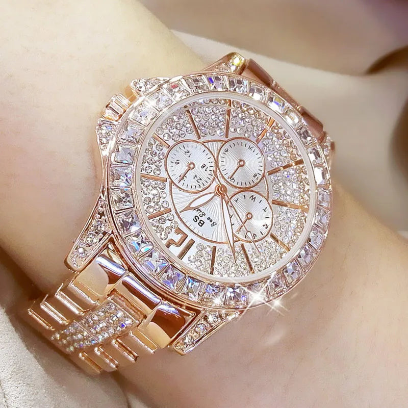 New Women Watch Quartz Diamond Luxury Watch Fashion Top Brand Wristwatch Fashion Watch Ladies Crystal Wristwatches |...