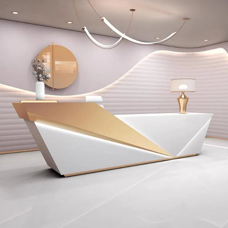 Unique Beauty Reception Desks Company Organizers Best Welcome Reception Desks Design Led Lights Mostrador Commercial Furniture