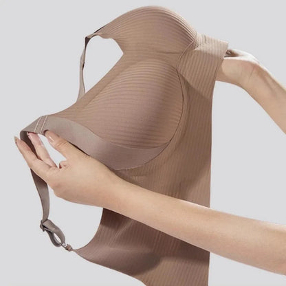 Large Size High-quality Traceless Women's Underwear Without Steel Rings Gathering To Show Small Breathable Sports Women's Bra - Kimlud