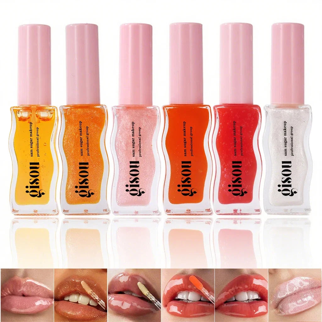 Gisou Moisturizing Lip Balm Original Lip Oil Gloss Care Of Lips Benetitnt For Lips Plumping Exfoliating Pink Plumping...