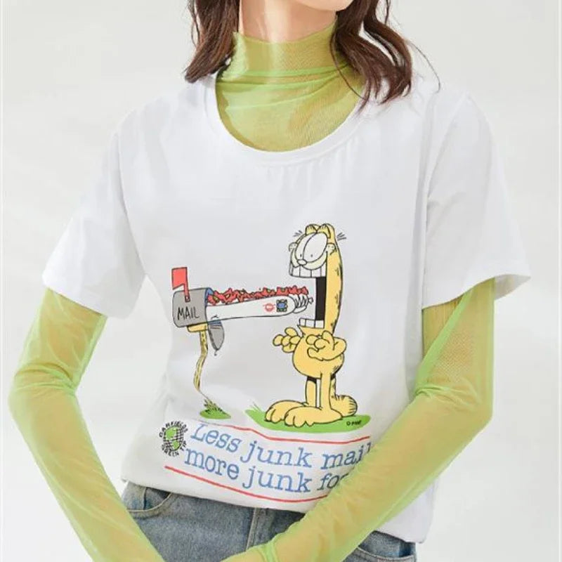 Sexy Women T Shirt See Through Transparent Mesh Tops Long Sleeve Sheer Slim Ladies Solid Turtleneck Silk T-Shirt Lace Crop Top