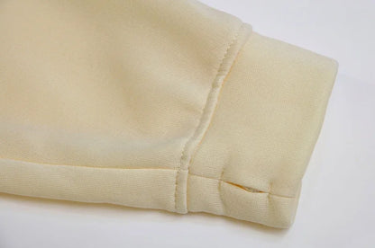 Half Zipper Hooded Short Plush Sweater, Casual Sports Sweater, New Fashion, Autumn, Winter, 2024 - Kimlud