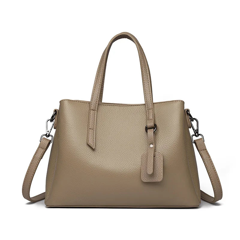 First Layer Cowhide Women's Shoulder Bag Commuter Handbag Armpit Crossbody Bag Genuine Leather Small Square Bag luxury |...