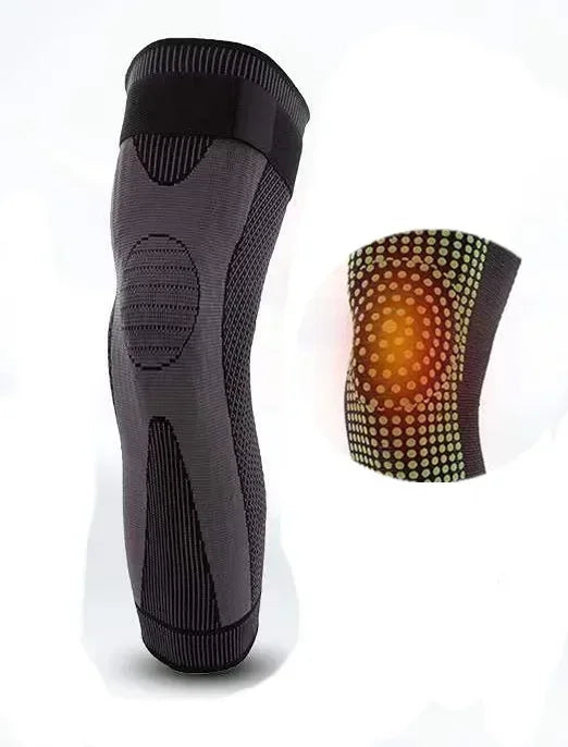 1 Pc Self Heating Knee Pads Brace Sport Mugwort warmth Long Knee pad Knee Support For Arthritis Joint Pain Relief Leg protection