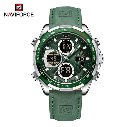 NAVIFORCE Fashion Military Watches for Men Luxury Original Sports Chronograph Watch Waterproof Quartz Clock Digital WristWatch - Kimlud
