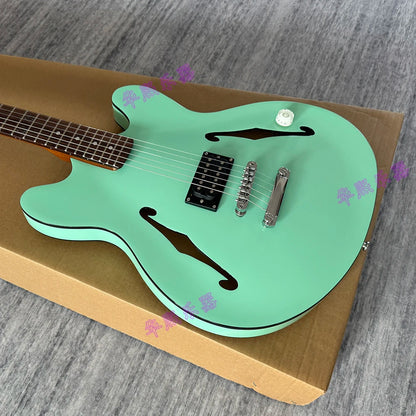 High quality green starcaster jazz electric guitar,AAA rosewood fingerboard,in stock | Kimlud Professional Luxury Table