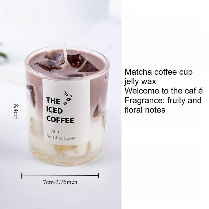 Jelly Wax Coffee Cup Aromatherapy Bedroom Smoke Free Candles Romantic Atmosphere Fragrance