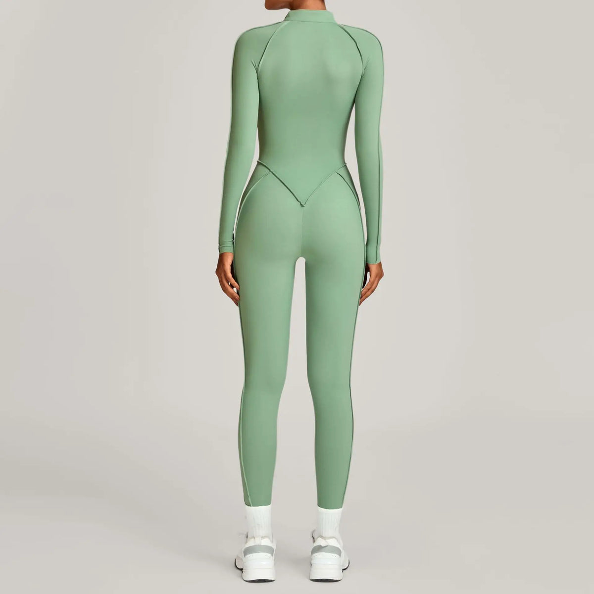 Three-dimensional Long Sleeve Zipper Sport Jumpsuit Women Sportswear One Pieces Gym Clothing Yoga Sets Female Fitness Overalls