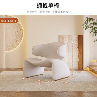 Clearance Comfort Living Room Chairs Backrest Design Ergonomic Relaxing Chairs Modern Nordic MSedie Da Soggiorno Home Furniture - Kimlud