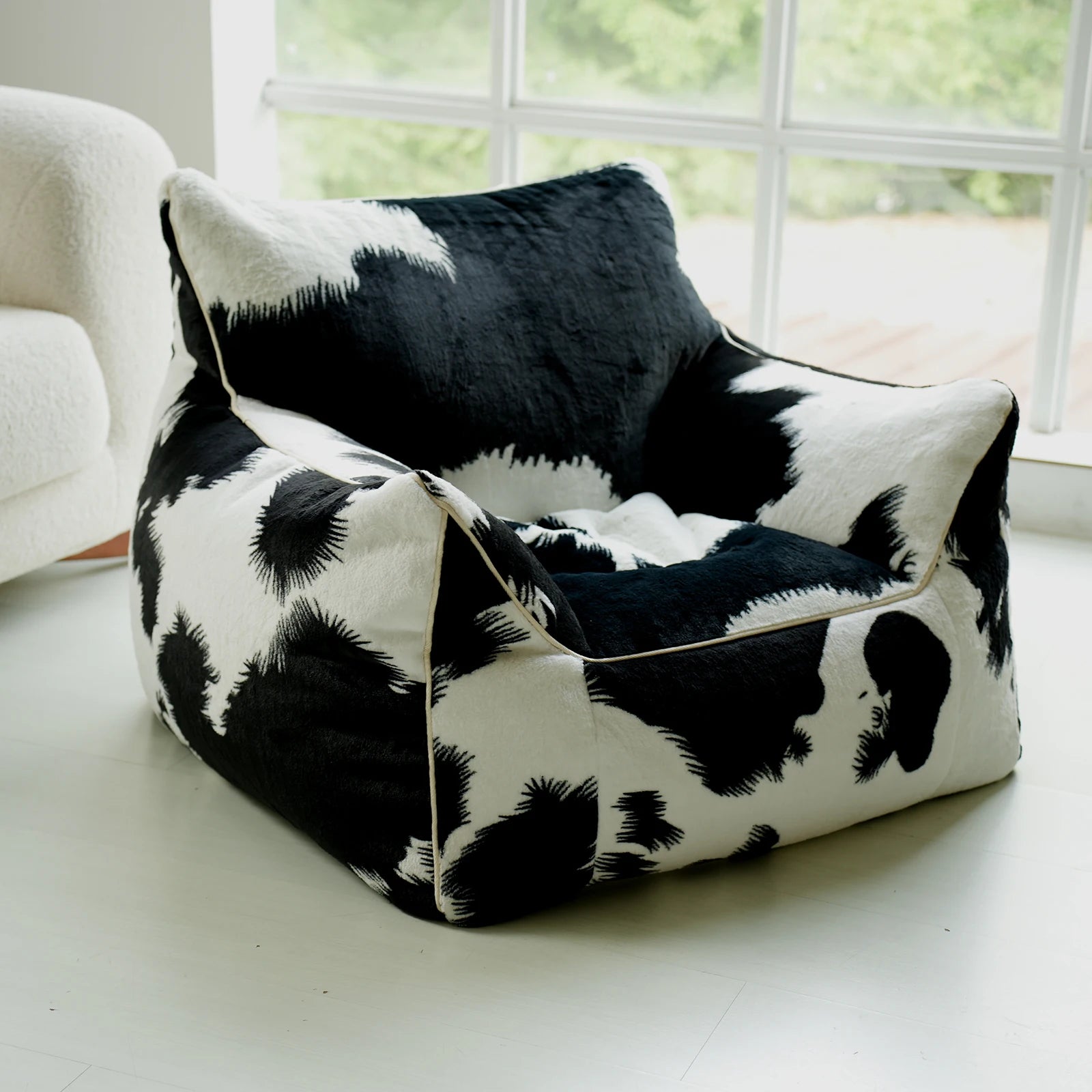 Minimalist Brown Lazy Bean Bag Sofa Designer Soft Modern Lazy Bean Bag Sofa Living Room Lounge Woonkamerbanken Furniture...