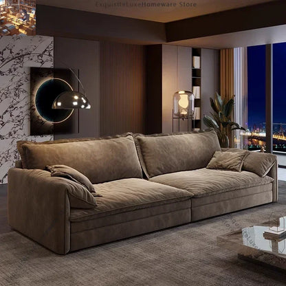 Italian Minimalist Living Room Sofas Modern Simple Straight High Quality Sofa Luxury Design Muebles Chinese Style...