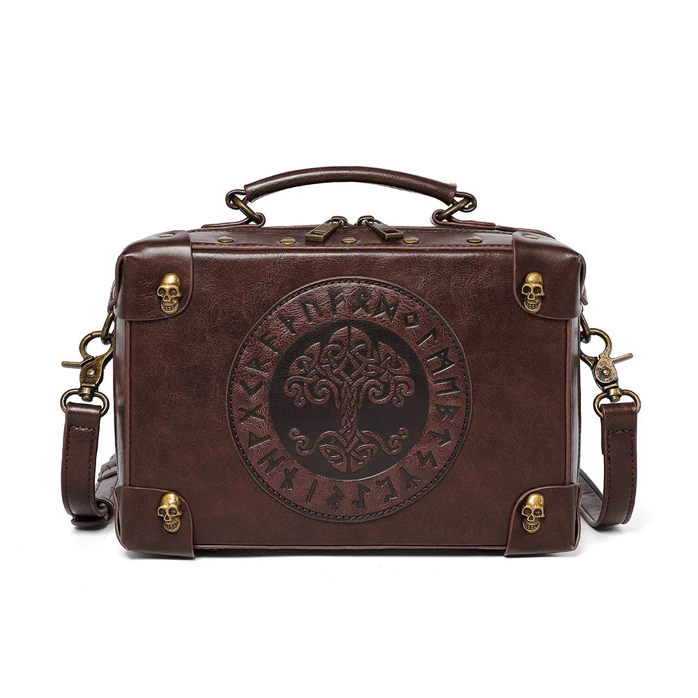 Medieval Renaissance punk industrial retro style women's shoulder bag messenger crossbody bag handbag messenger birthday...