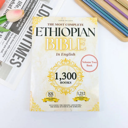(Two-Pack) THE COMPLETE ETHIOPIAN BIBLE in English 88 Scriptures: including Missing Apocrypha, Book of Enoch, Jubilees.