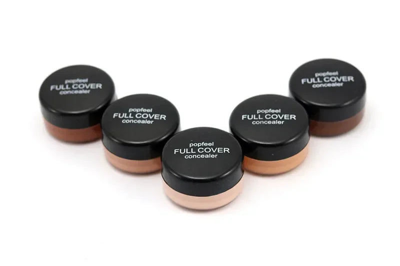 Popfeel Full Cover Concealer Hide Blemish Creamy MakeUp Face Lip Eye Foundation Makeup Contouring Corrector Make Up |...