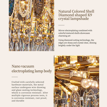 Ceiling for Dining Room Modern Led Crystal Chandelier Ceiling Hanging Lamp for Living Room Villa Loft Pendant Lighting |...