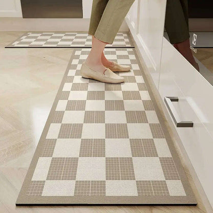 Absorbent Kitchen Floor Mat Diatomaceous Mud Floor Mats Doorstep Water Absorption Oil Absorption Anti Slip Rug Bathroom Carpet