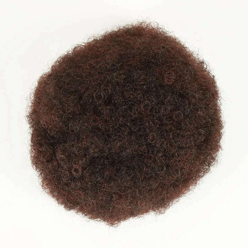 Afro Kinky Pony Tail Clip In on African Synthetic Hair Afro Puff Chignon Hairpiece For Women Drawstring Ponytail Kinky