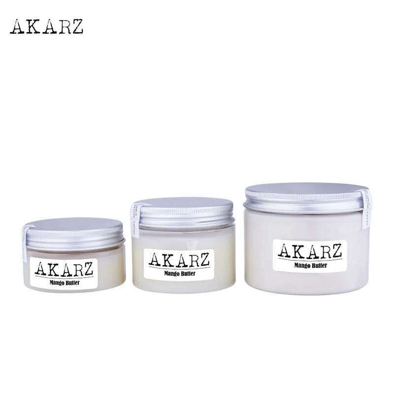 AKARZ brand Mango butter high-quality origin Southeast Asia white solid Skin care face products Cosmetic raw materials base oil