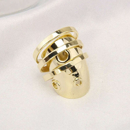 Alien Cyberpunk Transparent Zircon Metal Ear Hook for women men unisex Punk Ear bone clip Streetwear Accessory HUANZHI 2023 New