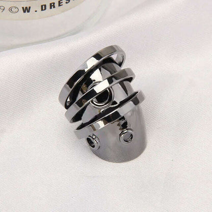 Alien Cyberpunk Transparent Zircon Metal Ear Hook for women men unisex Punk Ear bone clip Streetwear Accessory HUANZHI 2023 New