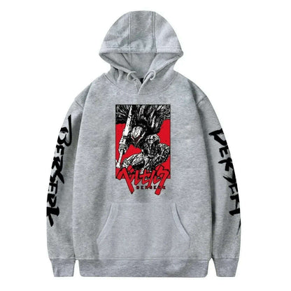 Anime Berserk Hoodie Sweatshirt Mulheres Homens Manga Longa Moda Pullover Roupas 2024