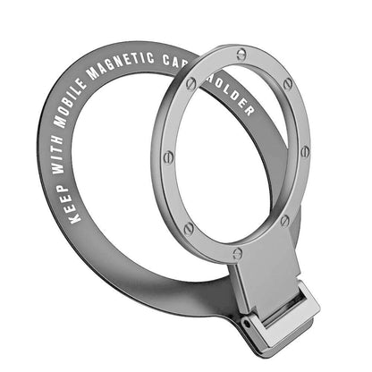 ANMONE Magnetic Cell Phone Ring Holder Compatible with iPhone 12 13 14 Series For MagSafe Removable Cell Phone Grip Kickstand