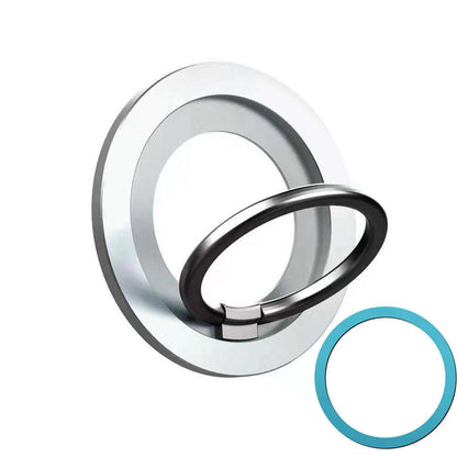 ANMONE Magnetic Cell Phone Ring Holder Compatible with iPhone 12 13 14 Series For MagSafe Removable Cell Phone Grip Kickstand