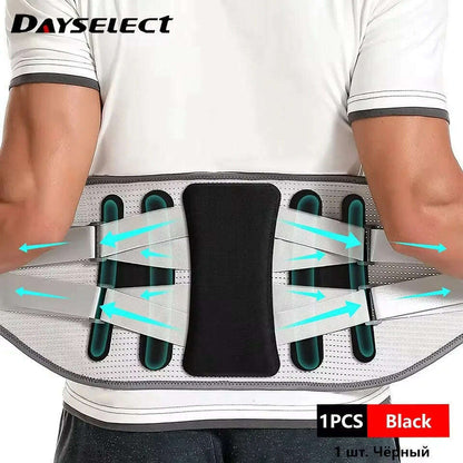 Back Brace Support Belt For Lower Back Pain Relief Adjustable Men Women Waist Lumbar Support Sciatica Scoliosis Herniated Disc