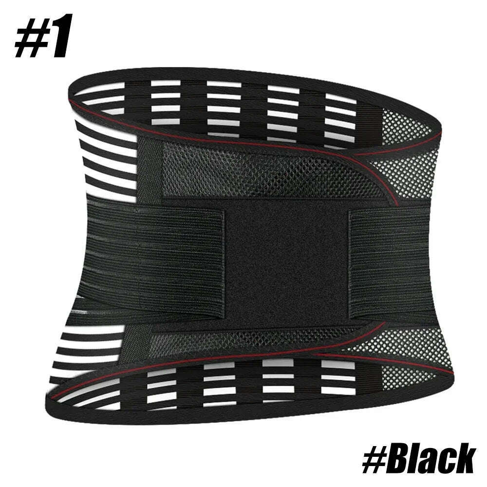 Back Braces for Lower Back Pain Relief with 5 Stays,Breathable Back Support Belt for Men/Women,Anti-skid lumbar support belt