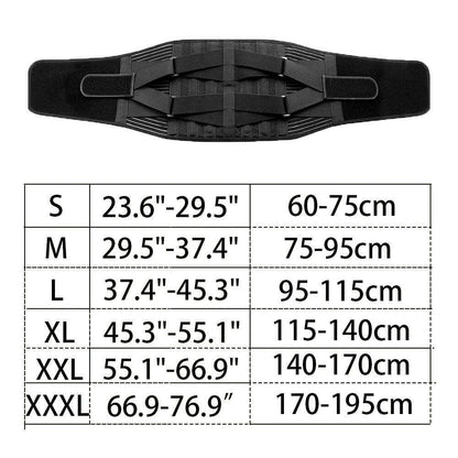 Back Braces Waist Belt Men Women Work Lower Back Pain Relief Breathable Anti-skid Spine Lumbar Support Belt