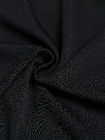 Cold Shoulder Bodycon Dress, Elegant Long Sleeve Dress For Spring & Fall, Women's Clothing