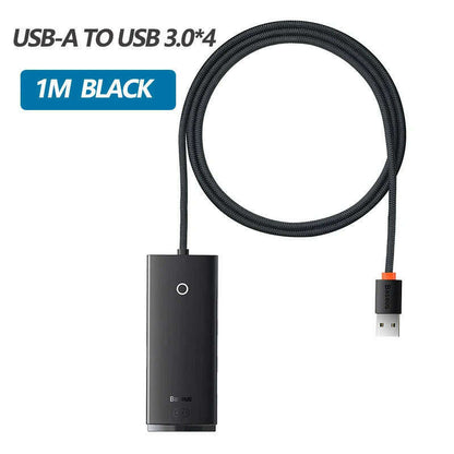 Baseus USB HUB Adapter 4 in 1 USB Type C to USB 3.0 HUB Splitter Adapter for MacBook Pro Air Huawei Mate 30 Docking Station HUB