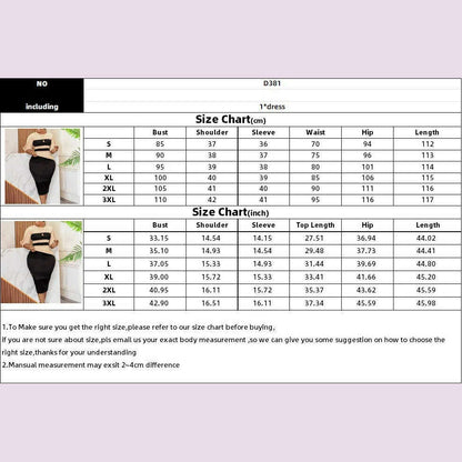 Big size women 2024 new fashion temperament commuter five-quarter sleeve color matching buttock dress