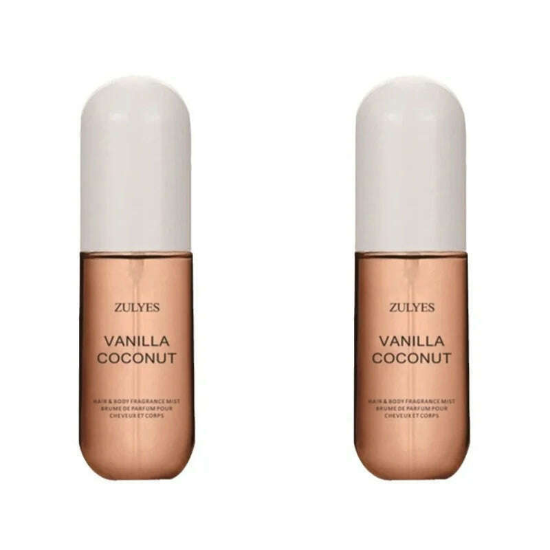 Brand Coconut Vanilla Women's Perfume Light Fragrance Long-lasting Hair Body Spray Men's Cologne Floral Fragrance 50ml Perfume